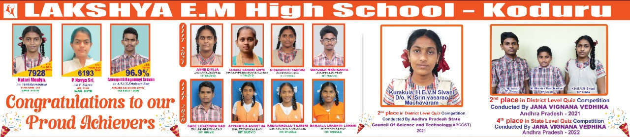 Lakshya Achievement Banner